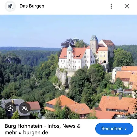 Апартаменты Hohnsteinoase-fasssauna Und Kuehlbecken-3 Sz-parkplatz - Waschmaschine Хонштайн