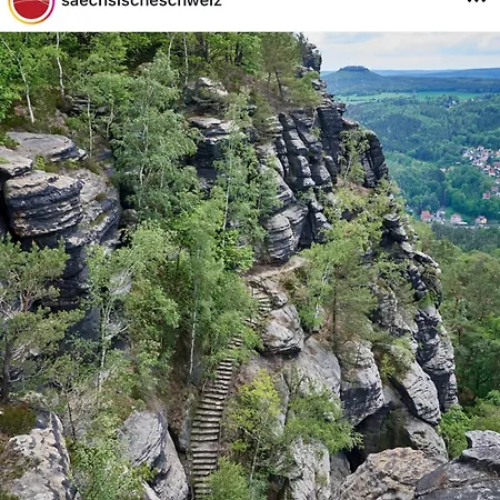 Hohnsteinoase-fasssauna Und Kuehlbecken-3 Sz-parkplatz - Waschmaschine Апартаменты *