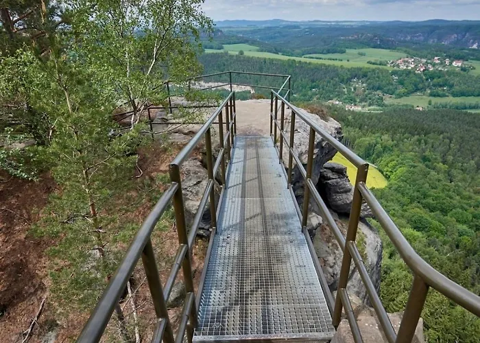 Hohnsteinoase-Infrarot Sauna-3 Schlafzimmer-Waschmaschine * Hohnstein
